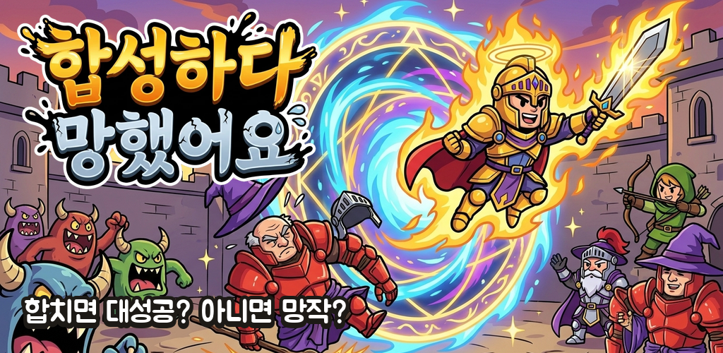 합성하다 망했어요: 운빨 합성 디펜스 대표 이미지